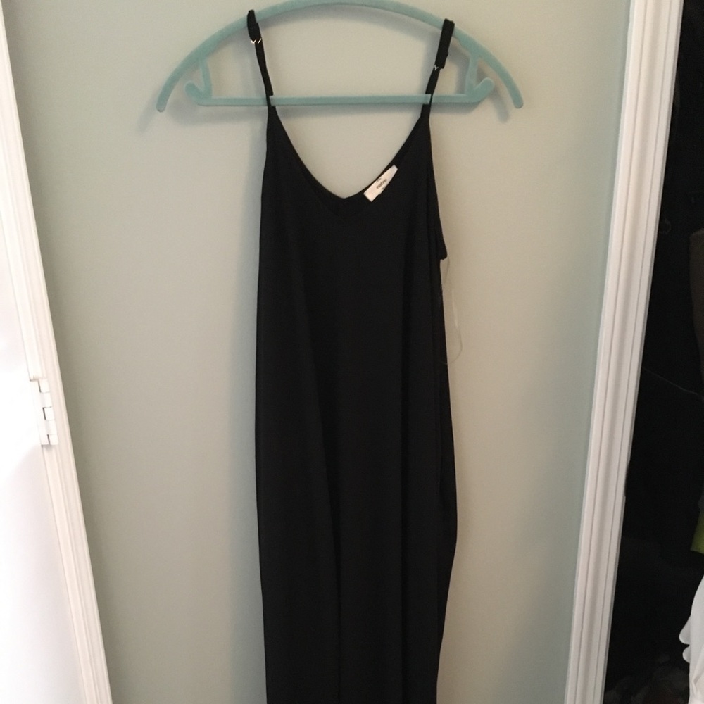 Black boutique maxi dress